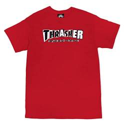 Thrasher Magazine Men's x Baker Red Short Sleeve T Shirt S von Thrasher