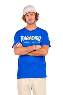 Thrasher T-Shirt Argentina (royal) S von Thrasher