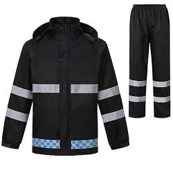 ThreeH Regen Anzüge Wasserdicht Atmungsaktive Regenmäntel Langlebige Regenbekleidung Jacke Hose für Außen Aktivitäten von ThreeH