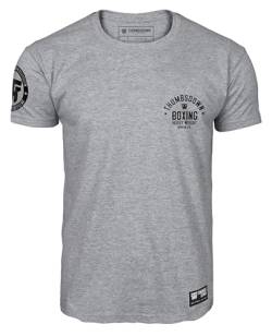 Thumbsdown Boxing T-Shirt. Brooklyn Fight Club. Herren Baumwoll-T-Shirt mit Aufdruck (Größe Large) von Thumbsdown