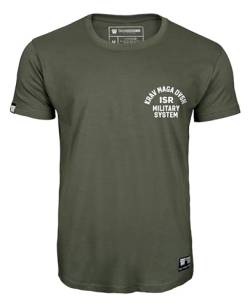 Thumbsdown Krav MAGA T-Shirt. Israel Military System. Herren Baumwoll-T-Shirt mit Aufdruck (Größe Medium) von Thumbsdown