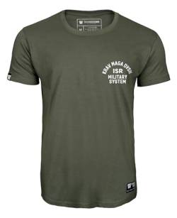 Thumbsdown Krav MAGA T-Shirt. Israel Military System. Herren Baumwoll-T-Shirt mit Aufdruck (Größe XLarge) von Thumbsdown