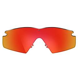 ThunderClap Polycarbonat Ersatzgläser für Oakley Si M Frame 2.0 Sonnenbrillen - rot von ThunderClap