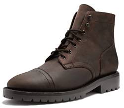 Thursday Boot Company Captain Herren Schnürstiefel, Tabak – Ansatz, 42 EU von Thursday Boot Company