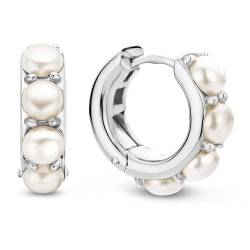 TI SENTO MILANO Damen-Creolen aus 925er Silber – Perlen von Ti Sento Milano