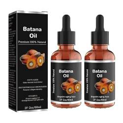 Bio-Batana-Öl für gesundes Haar, fördert das Wohlbefinden der Haare bei Männern und Frauen, verbessert die Ausstrahlung von Haar und Haut und hinterlässt ein glatteres Haaröl (2 Stk) von TiLLOw