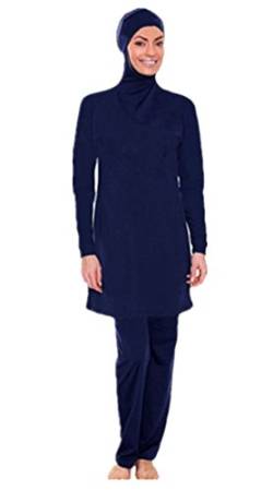 TianMai Neu Muslimische Bademode Muslim Islamischen Bescheidene Full Cover Badebekleidung Modest Swimwear Beachwear Burkini für Frauen (1-8n, Int'l M) von TianMai