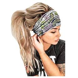 Stirnband Damen Haarbänder Damen,Haarreifen Damen Breit, Headband Damen,Haarreifen Headwrap Turban,Elastische Headbands Bandana für Yoga Sport von TianWlio