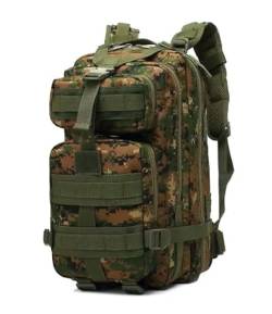 Tiangi 30L Militärischer Taktischer Rucksack für Herren und Damen, Kapazität 2 Tage, Rucksack für Wandern Militär Taktisch Trekking Reisen Camping und andere Outdoor Aktivitäten (Woodland) von Tiangi