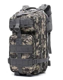 Tiangi 30L kleiner Rucksack für Herren und Damen, Kapazität 1 bis 2 Tage, Rucksack für Wandern Militär Taktisch Trekking Camping und andere Outdoor Aktivitäten (Acu) von Tiangi