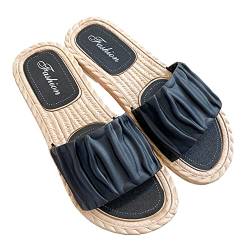 Tianmao Damen Flip Flop Badeschuhe Slippers Weich Sommer Badeschlappen Pantoletten Badelatschen Rutschfest Zehentrenner Strand Sandalen von Tianmao