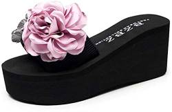 Tianmao Flip-Flops Damen Sommer Sandalen Zehentrenner, Erhöhen 3 cm (36 EU, Pink) von Tianmao
