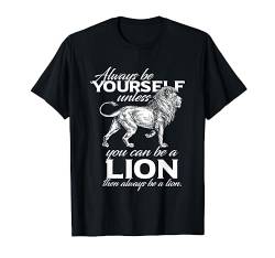 Löwen Afrika Tier Geschenk Katze Löwe T-Shirt von Tier Geschenk Löwe T-Shirts