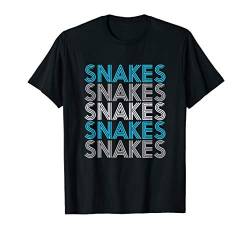 Snake Schlange Geschenk für für Männer oder Jungen T-Shirt von Tier Geschenke für Männer Frauen und Kinder