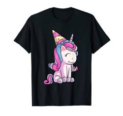 Einhorn Shirt Mädchen Damen Einhorn Geschenk Einhörner T-Shirt von Tier Shirts für Kinder & Geburtstagsgeschenke