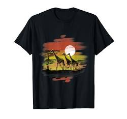 Giraffen Shirt Damen Giraffen Geschenk Kinder Afrika Shirt T-Shirt von Tier Shirts & Tierliebhaber Bekleidung