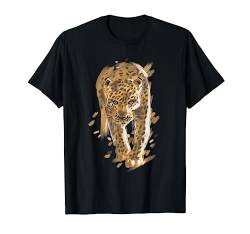 Leoparden Shirt Damen Leopard Geschenk Leoparden Outfit T-Shirt von Tier Shirts & Tierliebhaber Bekleidung