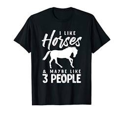 Lustiges Pferd T-Shirt von Tier T-Shirts & Geschenkideen
