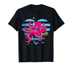 Meeresbewohner Ozean Kraken Kinder Geschenk Süßes Oktopus T-Shirt von Tier T-Shirts & Geschenkideen