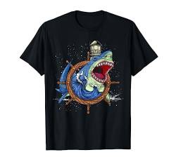 Raubtier Seeungeheuer Geschenk Leuchtturm Hai T-Shirt von Tier T-Shirts & Geschenkideen