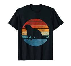Retro Otter T-Shirt von Tier T-Shirts & Geschenkideen
