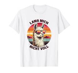 Alpaka Vintage Design Lama und Lustiger Spruch Kamel Retro T-Shirt von Tierfreunde Lustige Tiere Shop