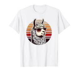 Alpaka Vintage Design mit Lama Cool Kamel Lieblingstier T-Shirt von Tierfreunde Lustige Tiere Shop