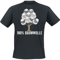 Tierisch T-Shirt - 100% Baumwolle - M bis 4XL - für Männer - Größe 4XL - schwarz von Tierisch