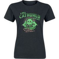 Tierisch T-Shirt - A Wild Cathuhlu Appears - L bis XXL - für Damen - Größe L - schwarz von Tierisch