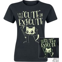 Tierisch T-Shirt - Cute In Execute - S bis XXL - für Damen - Größe M - schwarz von Tierisch