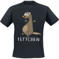 Tierisch T-Shirt - Fettchen - M bis 5XL - für Männer - Größe M - schwarz von Tierisch