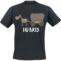 Tierisch T-Shirt - Hü Brid - M bis 3XL - für Männer - Größe M - schwarz von Tierisch