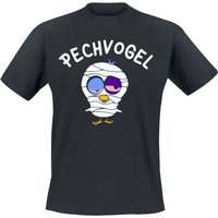 Tierisch T-Shirt - Pechvogel - M bis 3XL - für Männer - Größe M - schwarz von Tierisch