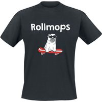 Tierisch T-Shirt - Rollmops - S bis 5XL - für Männer - Größe 4XL - schwarz von Tierisch