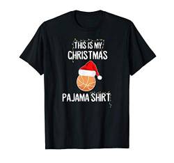 Basketball Schlafshirt Pyjama Schlafanzug Nachthemd Geschenk T-Shirt von Tierliebe Schlafshirt Pyjama Schlafanzug