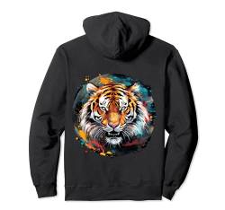 Tiger T-Shirt Kunst für Herren Damen & Kinder Tiger Tier Pullover Hoodie von Tiger Shop IBK