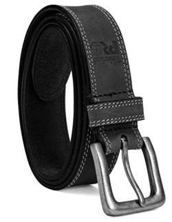 Timberland PRO Herren 38mm Boot Leather Belt 38 mm, Stiefel, Leder, Gürtel, schwarz, 38 von Timberland PRO