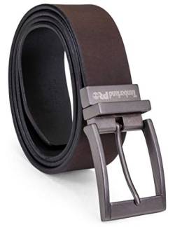 Timberland PRO Herren 38mm Harness Roller Reversible Leather Belt Gürtel, braun/schwarz, 32 von Timberland PRO