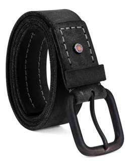 Timberland PRO Herren 40mm Workwear Leather Belt Gürtel, Schwarz/Doppelstich, 32 von Timberland PRO