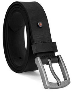 Timberland PRO Herren 40mm Workwear Leather Belt Gürtel, Schwarz Nieten, 42 von Timberland PRO