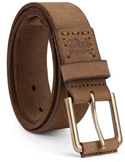 Timberland PRO Herren 40mm Workwear Leather Belt Gürtel, Weizen/Klimmzug, 34 von Timberland PRO