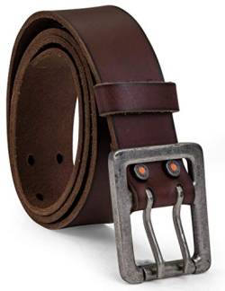 Timberland PRO Herren 42mm Double Prong Leather Belt Gürtel, braun, 46 von Timberland PRO