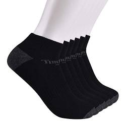 Timberland PRO Herren 6-Pack Performance Low Cut Socks Freizeitsocken, schwarz, Large von Timberland PRO