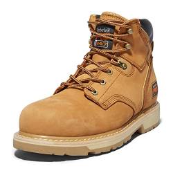 Timberland PRO - Herren 6" Pit Boss Stahl Zehenschutzschuh, 39 2E EU, Wheat von Timberland PRO