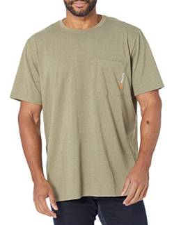 Timberland PRO Herren Base-Plate Blended Kurzarm T-Shirt, Oliv (Burnt Olive), meliert, X-Groß von Timberland PRO
