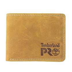 Timberland PRO Herren Dünne RFID Leder mit Ausweisfenster auf der Rückseite Geldbörse, Weizen/Pullman, Einheitsgröße von Timberland PRO