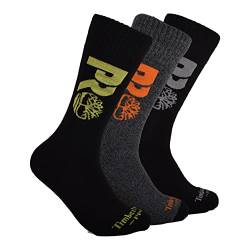 Timberland PRO Herren Geschenkset Stiefelsocken, Schwarz, 3 Stück, Large von Timberland PRO