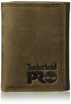 Timberland PRO Herren RFID Leder mit Ausweisfenster Geldbörse, Dunkelbraun/Pullman, Einheitsgröße von Timberland PRO