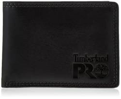 Timberland PRO Herren RFID Leder mit herausnehmbarem Kartenfach Geldbörse, schwarz/Brandy, Einheitsgröße von Timberland PRO