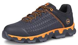 Timberland PRO Men's Powertrain Sport Alloy Toe EH Industrial and Construction Shoe, Black Synthetic/Orange, 12 M US von Timberland PRO